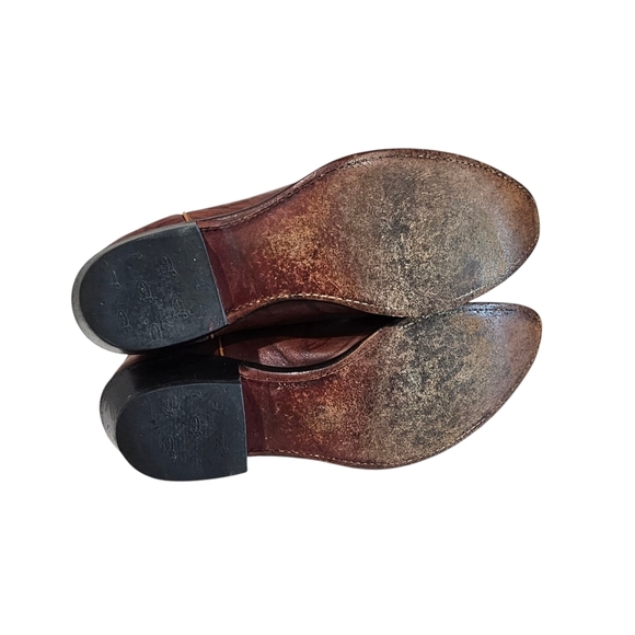 Justin Boots Men's Brown Leather Western Boots - Picture 7 of 7